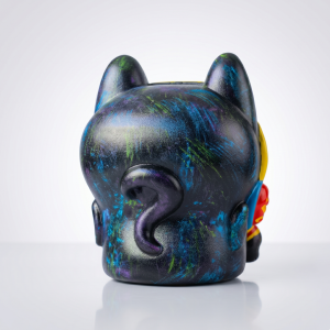 art toy por Sandra Layon Niño Gatito 