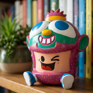art toy por Sandra Layon Niño Monito