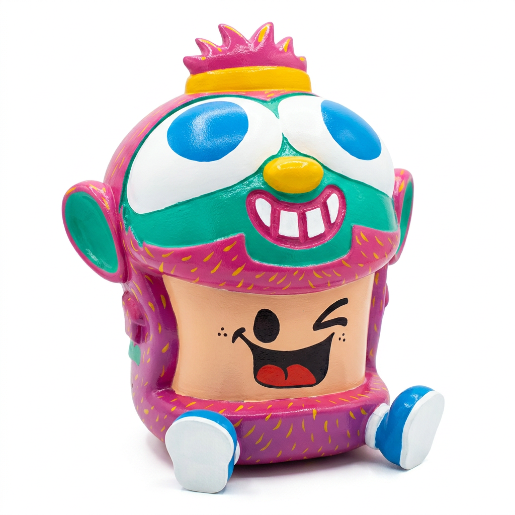 artToy Niño Monito por Sandra Layon
