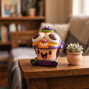 art toy por Sandra Layon Niño Monito