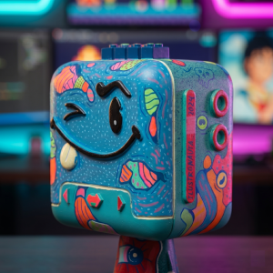 art toy por Ilustronauta y Layon Sonny Serie Makinitas