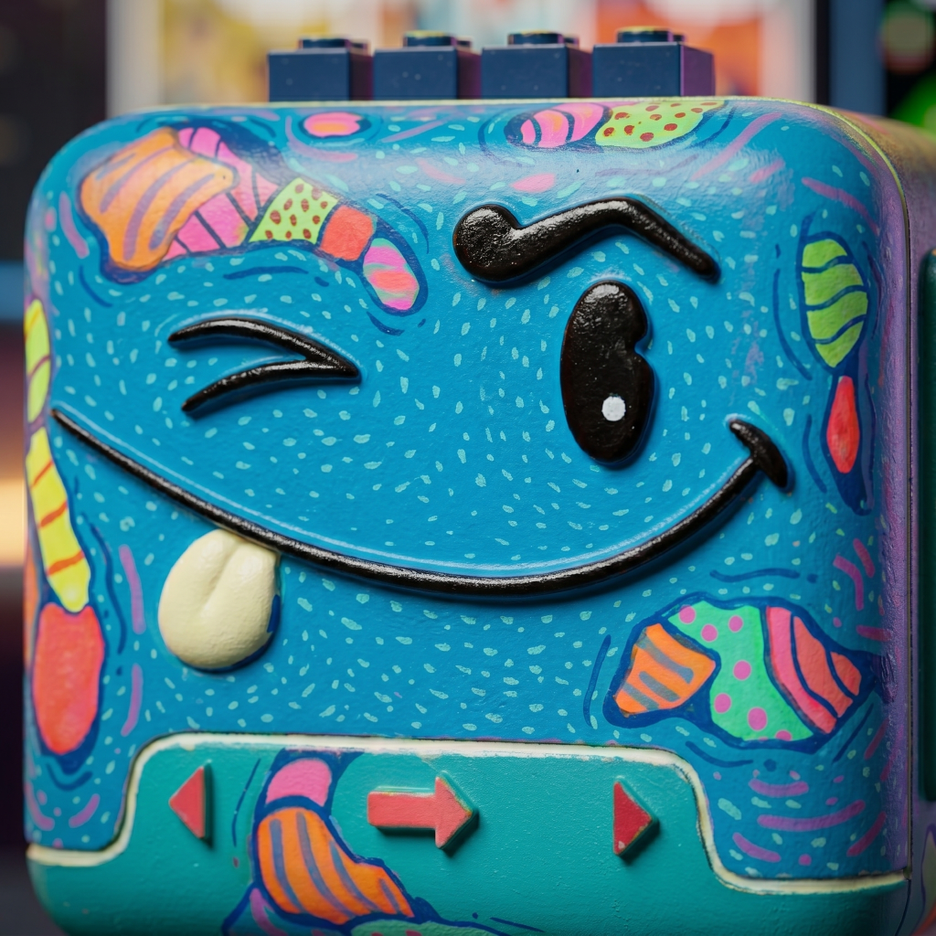 art toy por Ilustronauta y Layon Sonny Serie Makinitas