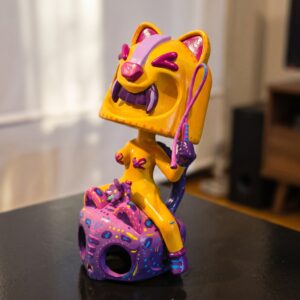 art toy por Sandra Layon Umaoksa y SafiMoche Jaguara